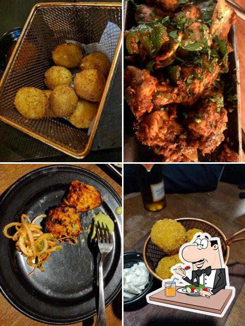 Food at Pune cocktail bar