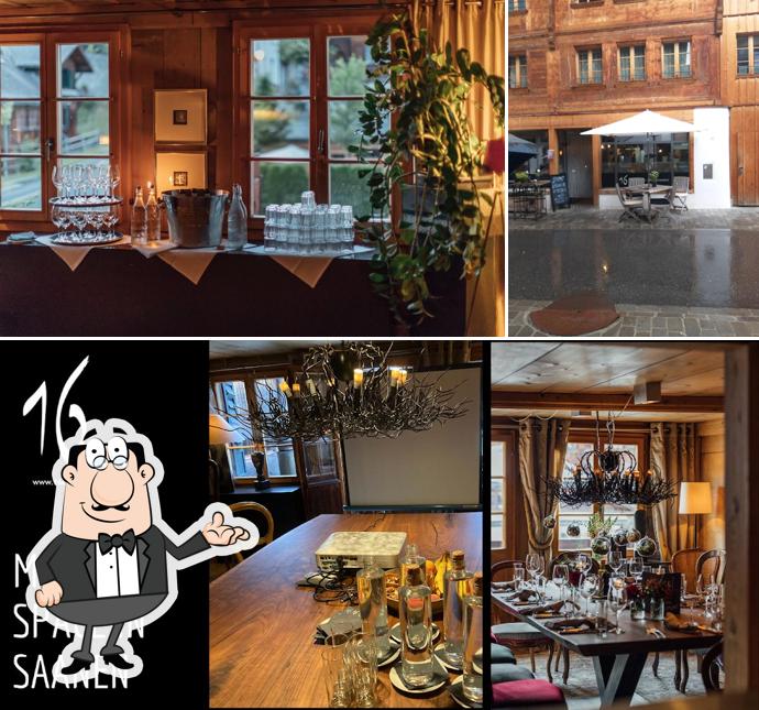 Gli interni di 16 ART-BAR-RESTAURANT SAANEN