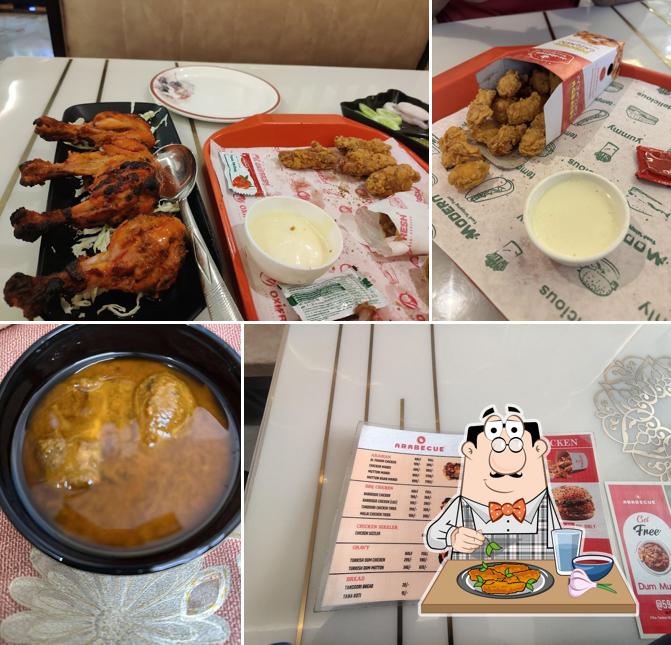 Chicken wings at Arabecue fried chicken