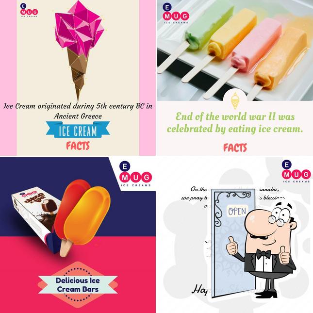 Here's a picture of Emug Ice Cream Hyderabad