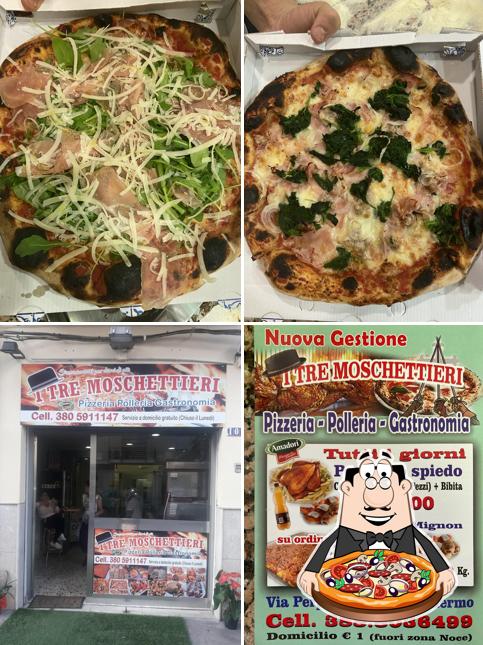 Scegli una pizza a I tre moschettieri
