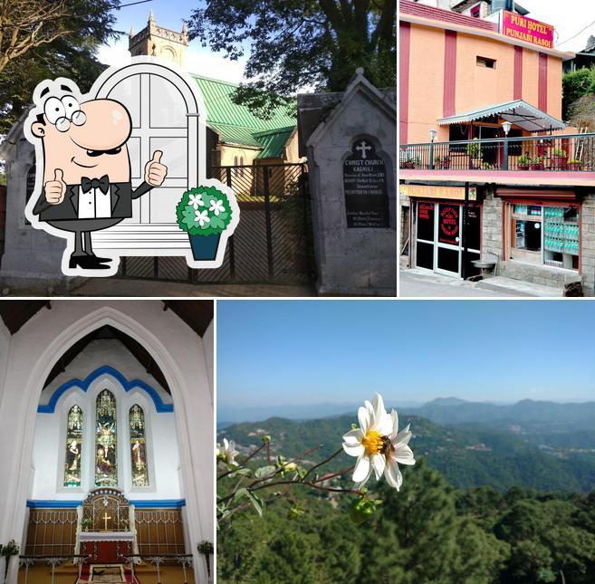 The exterior of Puri Hotel KASAULI