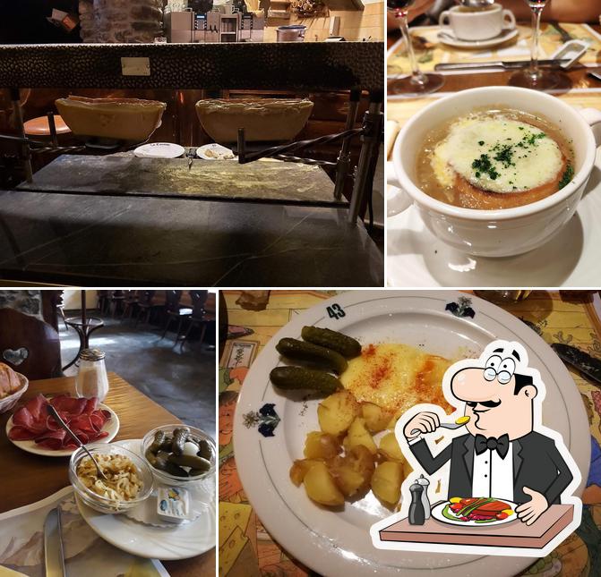 Platti al Restaurant Le Caveau