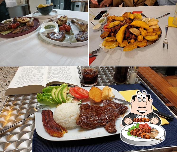 Platti al Restaurant Le Luserna