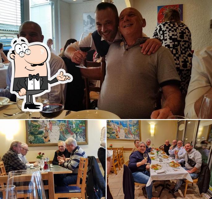 Questa è la foto che mostra la interni e bancone da bar di Ristorante Dolce Vita Berna GmbH
