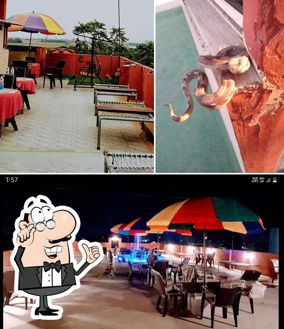 The interior of Sky Cafe & Restaurant
