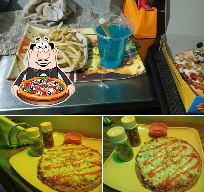 Order pizza at The Tapri Cafe