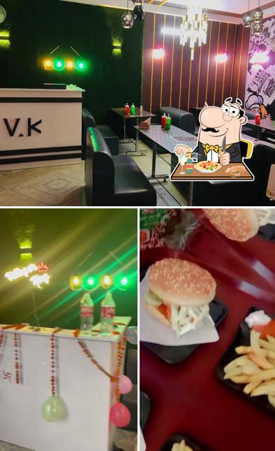 The image of food and interior at Villager king