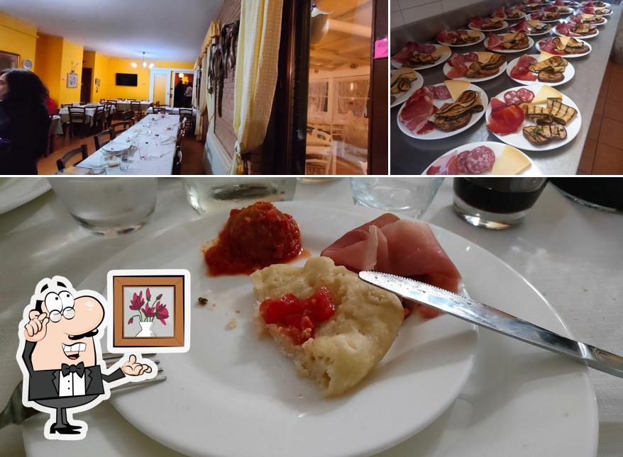 La foto della interni e cibo di Agriturismo Fiorello