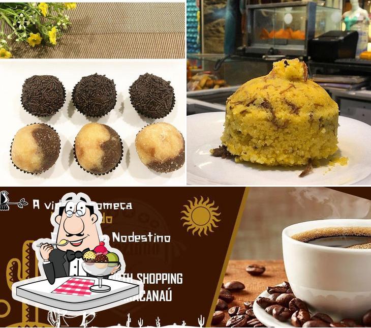 Café Nordestino provê uma variedade de sobremesas