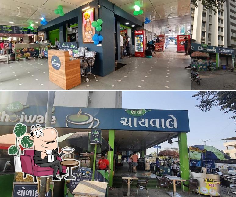 The interior of Shreeji chaiwala