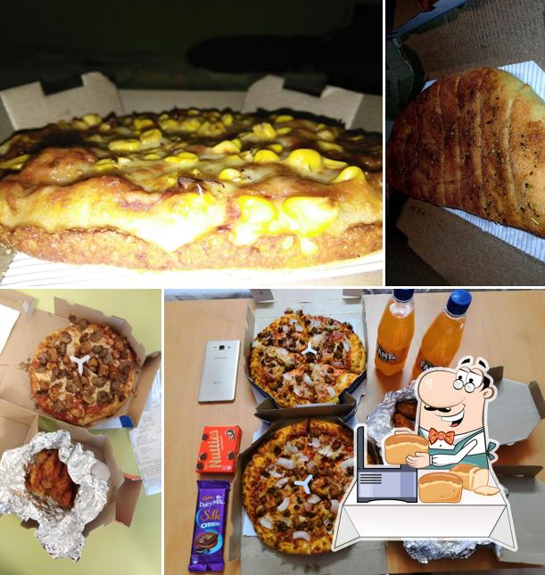 Garlic bread at Domino's Pizza Dibrugarh