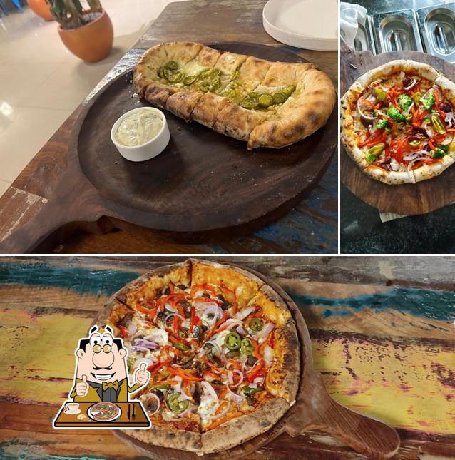 Pick various kinds of pizza
