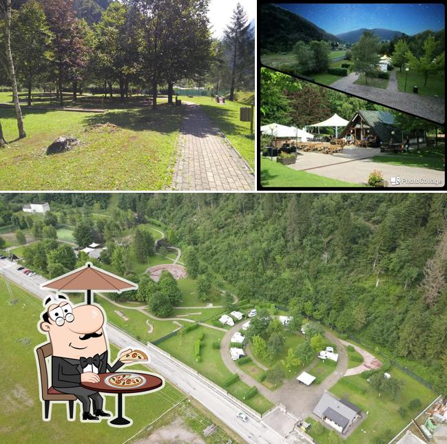 Goditi la vista dall'area esterna di Camping Parco Giochi Saletti