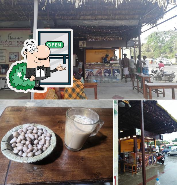 This is the photo showing exterior and beverage at Aaladipattiyan Karupatti Coffee - Medavakkam