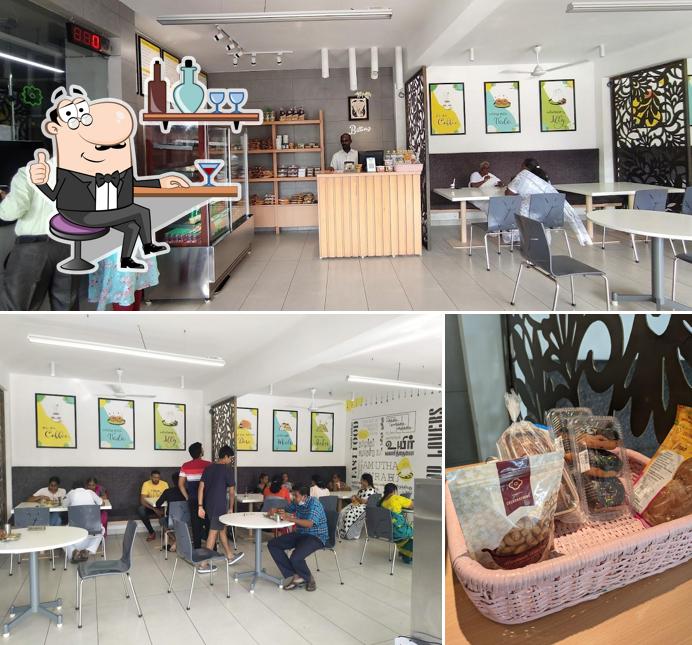 The interior of Amutha Surabhi - Self service