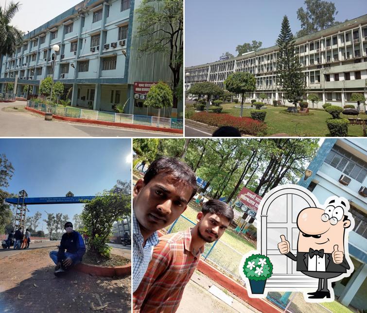 The exterior of Bokaro Steel Plant ADM Building Canteen Indian Coffee House