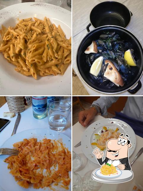 Spaghetti alla carbonara al Ristorante Eco del Mare