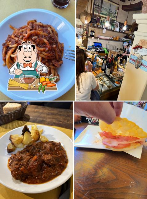 Spaghetti alla bolognese al Osteria Pizzeria Al Cantuccio