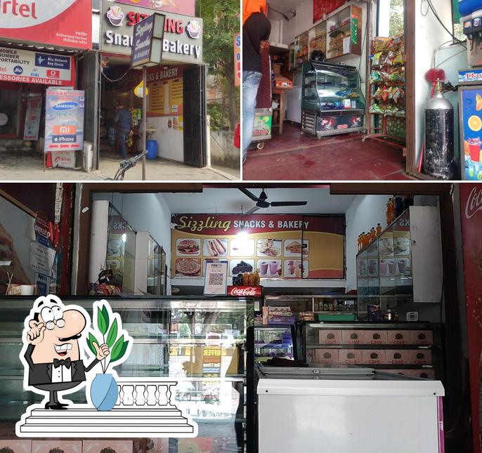 This is the photo depicting exterior and interior at Sizzling Snacks And Bakery