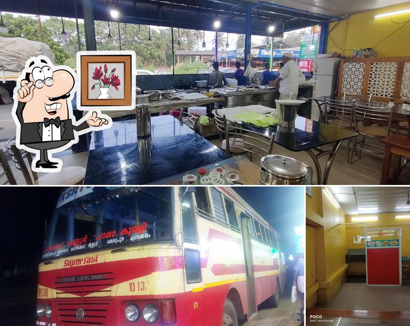 Check out how Thripthy Seafood Speciality Thattukada looks inside