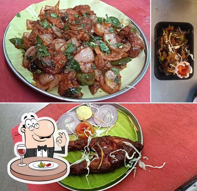 Food at kanagavel restaurant