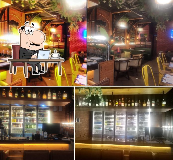 The interior of The Beer Café