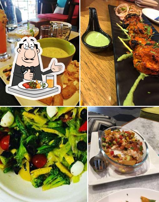 Food at Unlocked Cafe