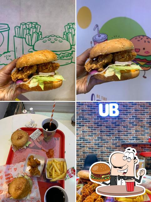 Order a burger at Urban Burger