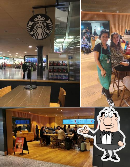 Gli interni di Starbucks Gate B