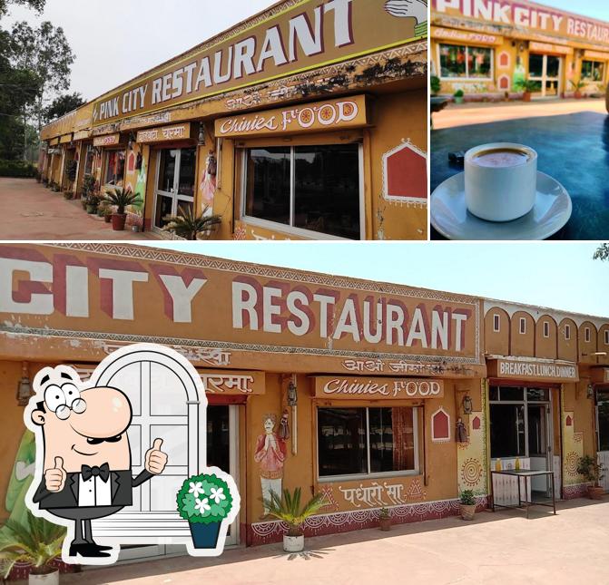 Pink City Restaurant is distinguished by exterior and beverage