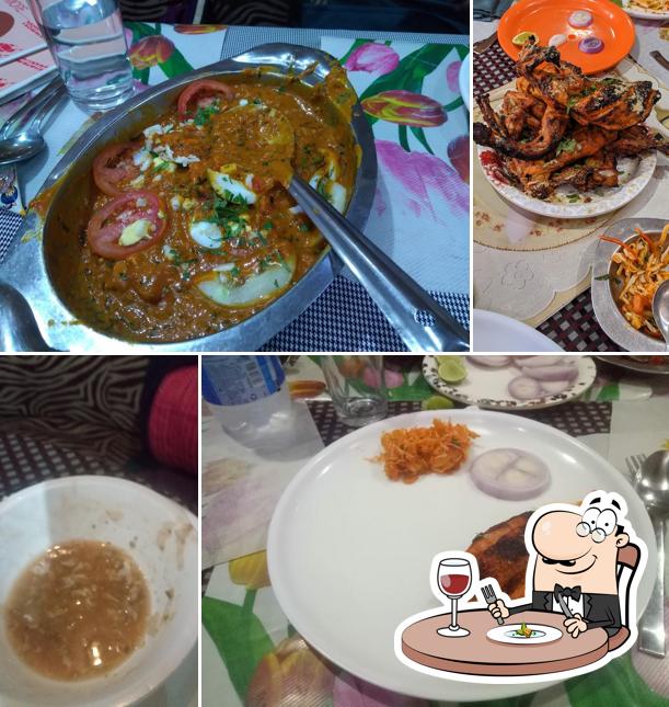 Food at Hot and More Restaurant