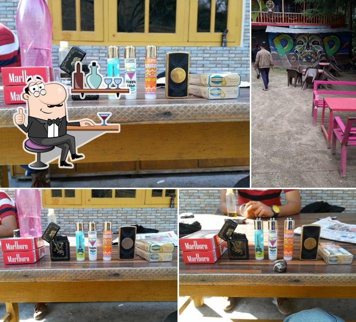 The interior of Pirates of Parvati, FREEDOM CAFETERIA