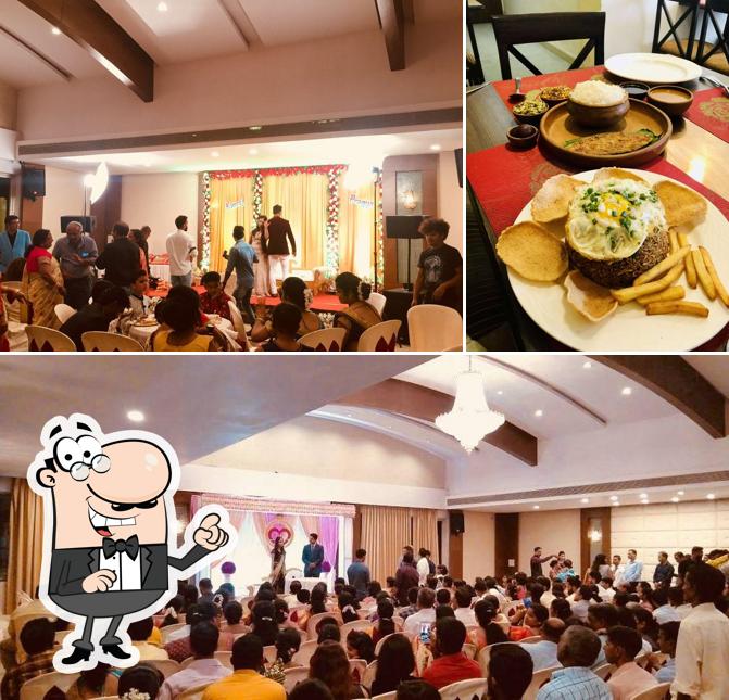 The interior of Chaska Multicuisine Restaurant