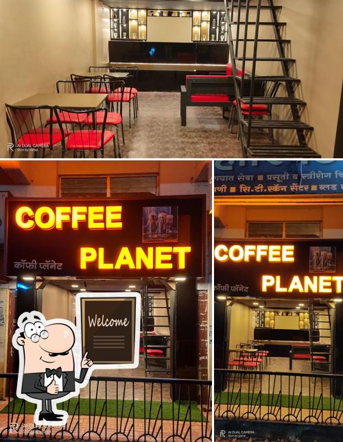 Look at the photo of Coffee Planet