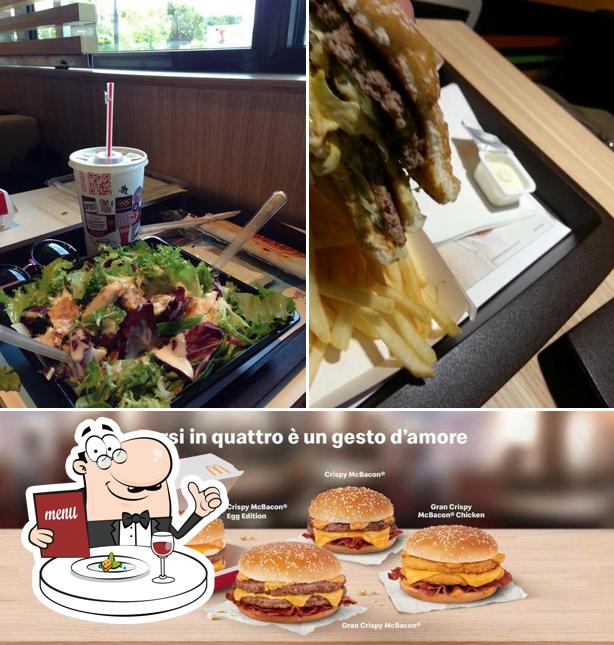 Hamburger al McDonald's Terni Drive Hamburger al McDonald's Terni Drive