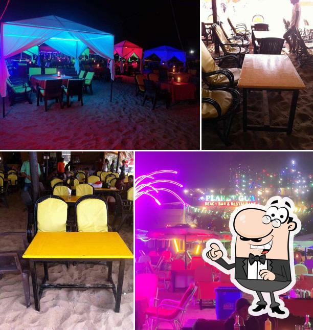 Check out how Planet Goa Beach Bar and Restaurant looks inside