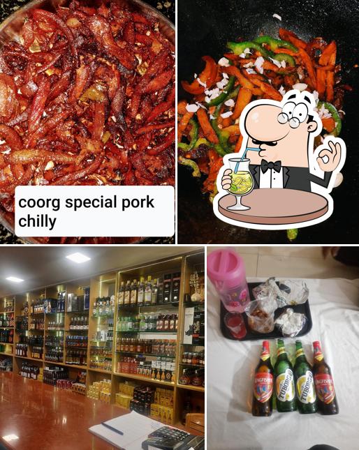 Take a look at the image showing drink and food at BHIMAS BAR & RESTAURANTS