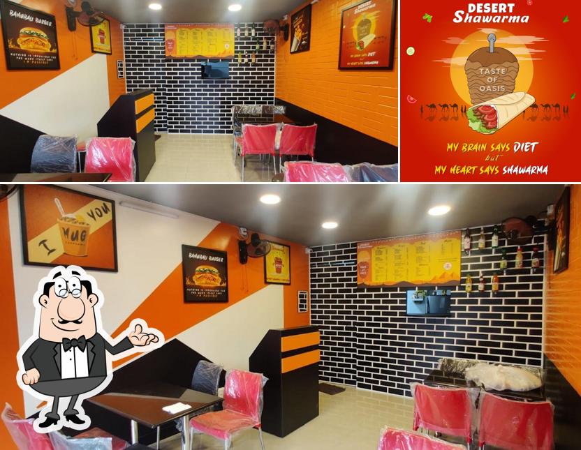 The interior of Shawarma Twist Ullagaram
