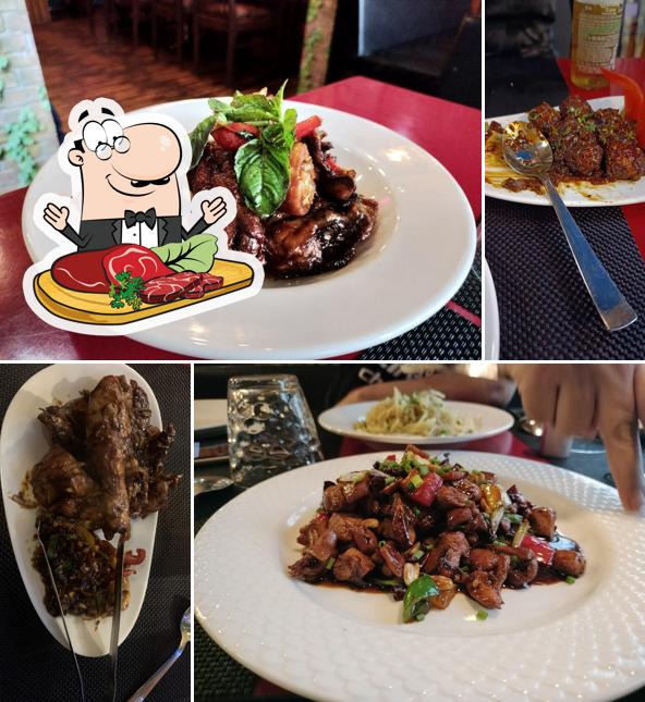 Order meat dishes at Lama Kitchen - Pan Asian Cuisines