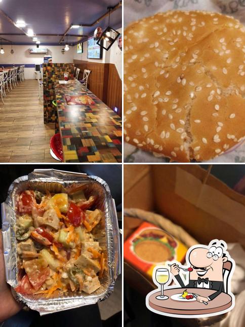 Meals at Rooh burger cafe