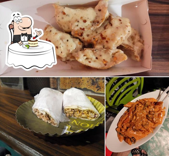 Wrap Hub serves a variety of desserts