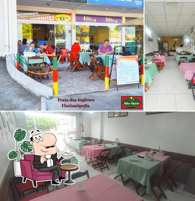 Veja imagens do interior do Restaurante Sabor Gaúcho