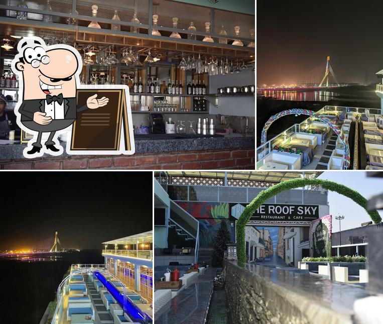 Enjoy the view outside THE ROOF SKY RESTAURANT & CAFE