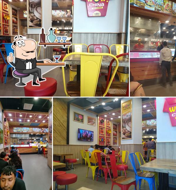 The interior of Wow! Momo