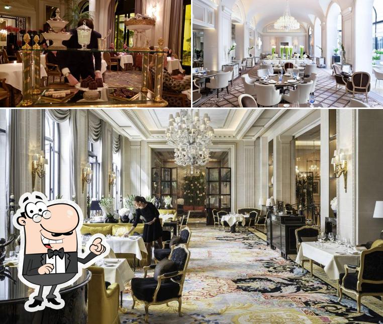 Installez-vous à l'une des tables de Le Cinq