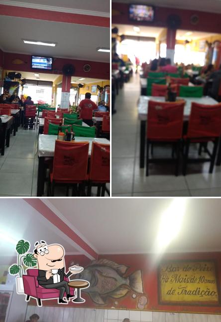 O interior do Bar do Peixe