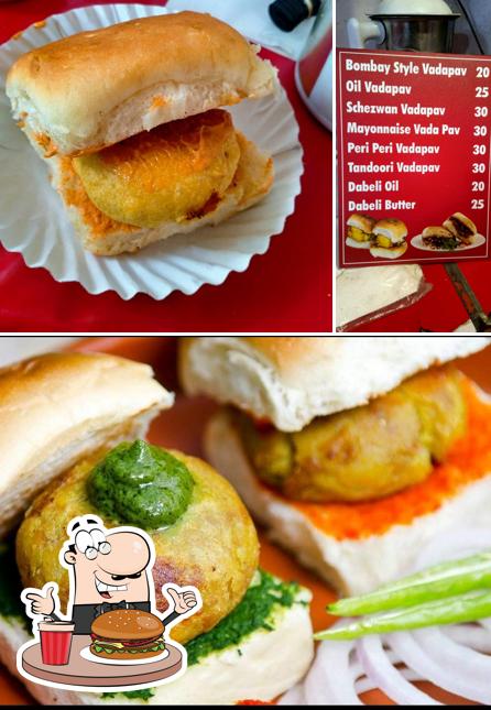 Get a burger at Bombay Vadapav