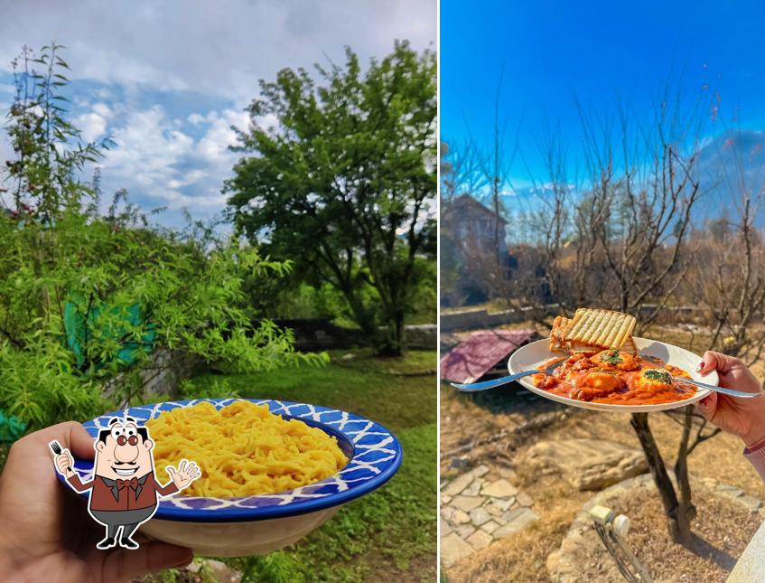 Food at Cafe Aroha Manali