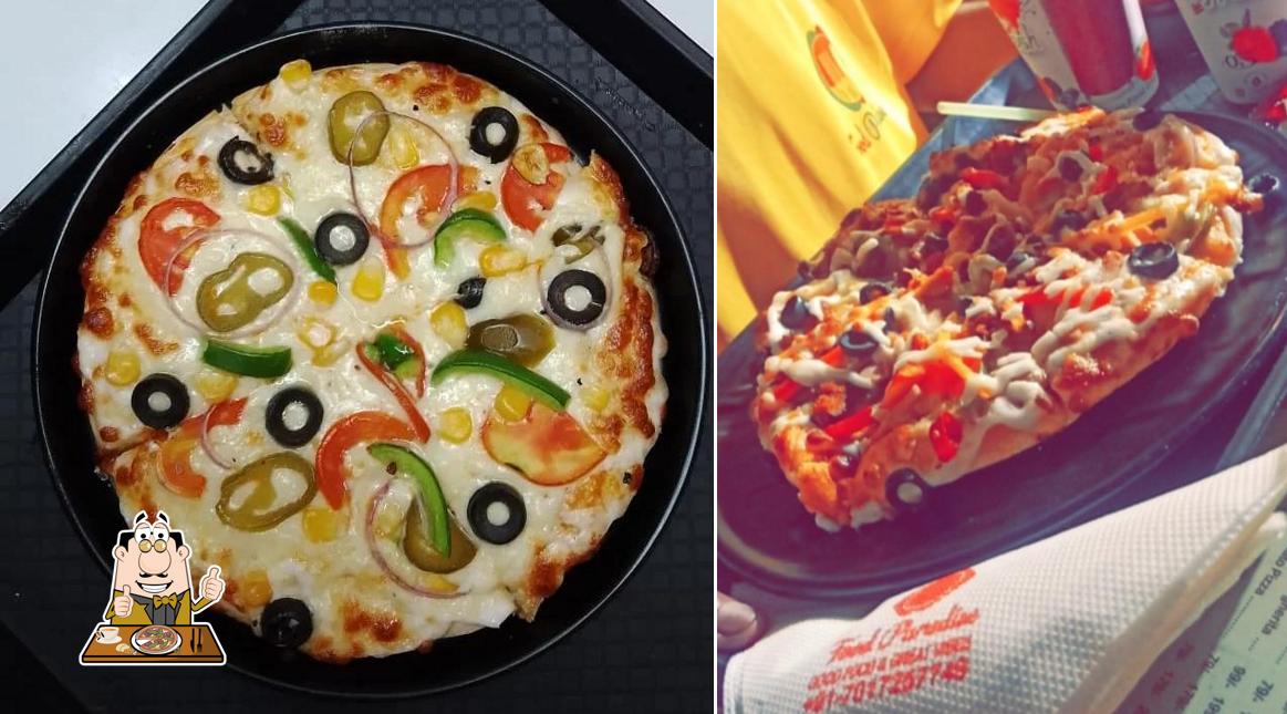 Pick various types of pizza